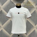 تیشرت اورجینال Hermes سفید کتان سوزنی HERM-TS01