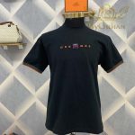 تیشرت اورجینال Hermes سفید کتان سوزنی HERM-TS01