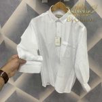 پیراهن آستین بلند مردانه FORTIUS دکمه دار 100 درصد کتان ترک BO-FRT-LSCTN-001